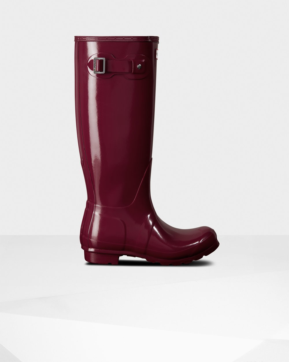 Galochas Altas Hunter Feminina Vermelhas - Original Gloss - 86ONRWBQG